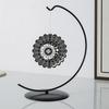 3 Pieces Black Metal Display Holder For Succulents Glass Globes And Decorative Items Indoor Outdoor Use