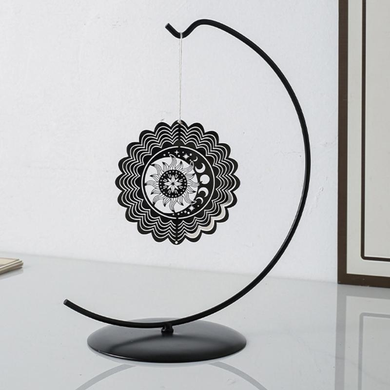 3 Pieces Black Metal Display Holder For Succulents Glass Globes And Decorative Items Indoor Outdoor Use