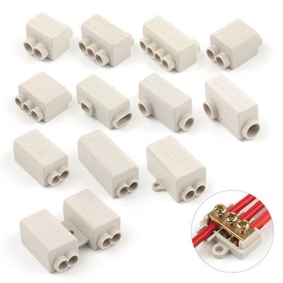 5PCS High Power Sistributor ZK/T Type 60A/80A/100A  Without Disconnection Quick Wiring Terminal Block Junction Box Connector