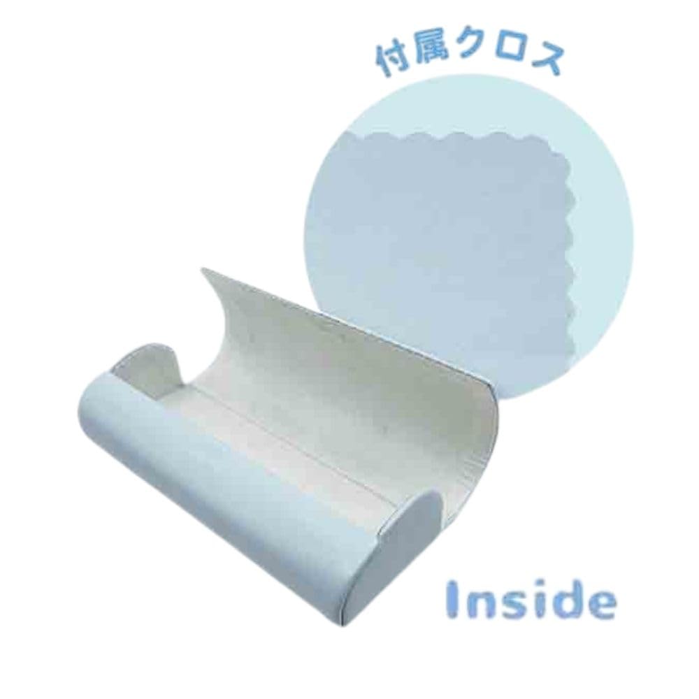 Marimo Craft Sanrio Kitty Mizuiro Angel 3rd Glasses Case Mizuiro Hello Kitty W155 x H36 x D60mm BLKT-075