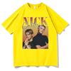 Rock Band Backstreet Boys Nick Carter Print Tshirt Male Vintage T Shirts Mens Cotton Tees Men Womens Hip Hop Oversized Tshirt
