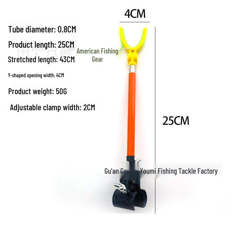 Aluminum Alloy Fishing Rod Holder - Universal Outdoor Rod Stand