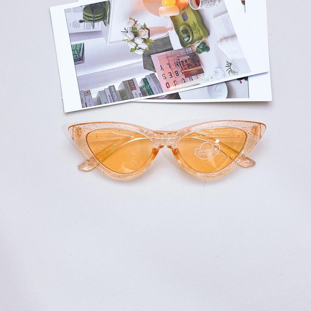 2025 child Resort Cat Eye Personality New Children's Sunshade UV400 Protection Sunglasses