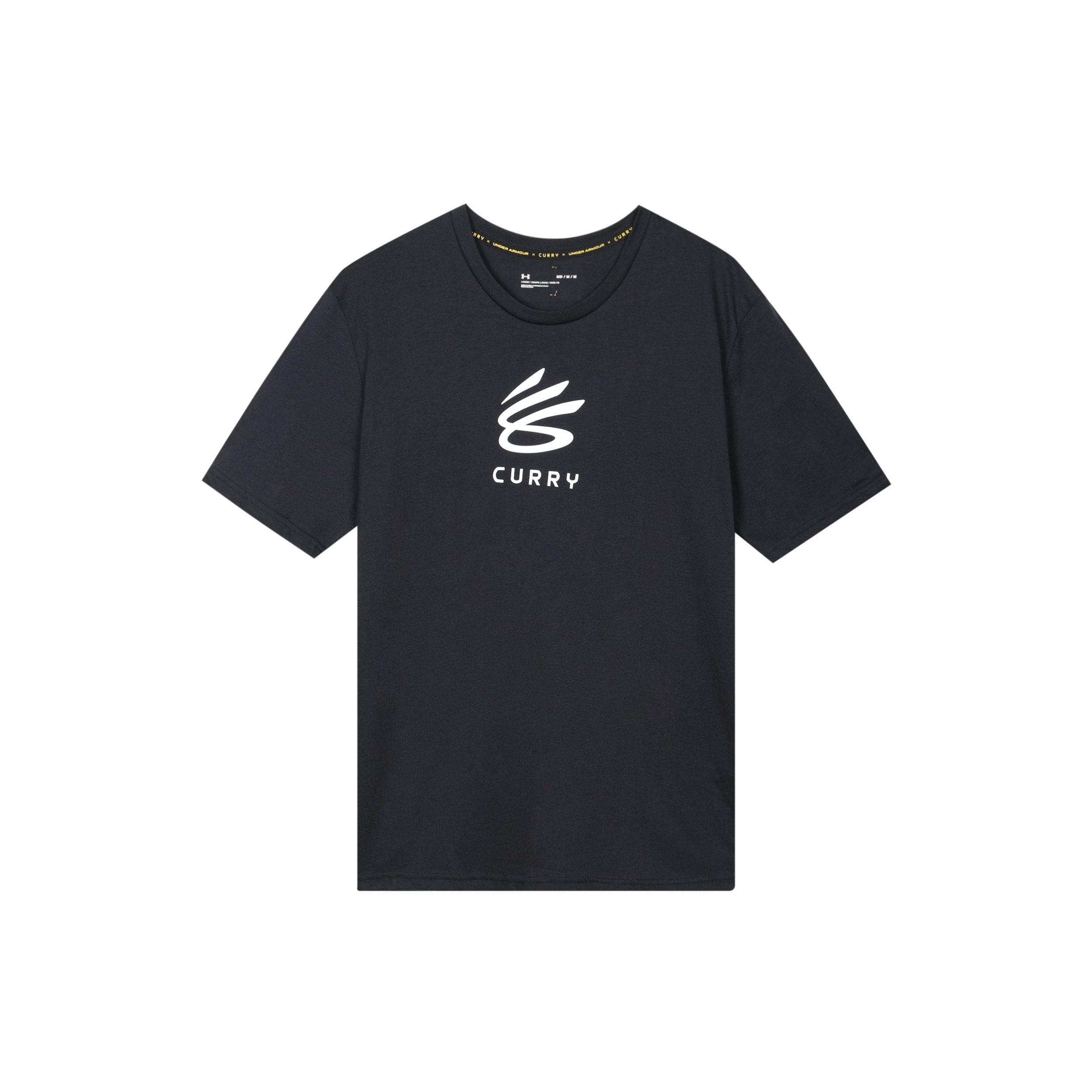 

Under Armour Карри UA Футболка с графическим принтом в стиле ретро для баскетбола, свободного кроя, с круглым вырезом, мужская, топы, черная 1362819-002 M