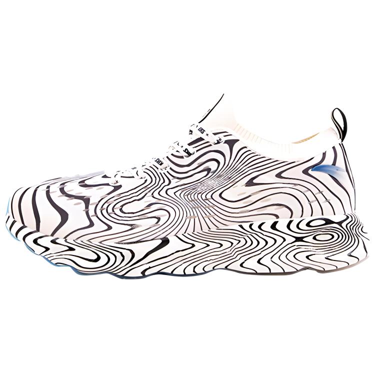 

New Kiks x Anta Shock Absorbers Slip Resistant Low Top Running Shoes Men s Black White 11825588-9 43