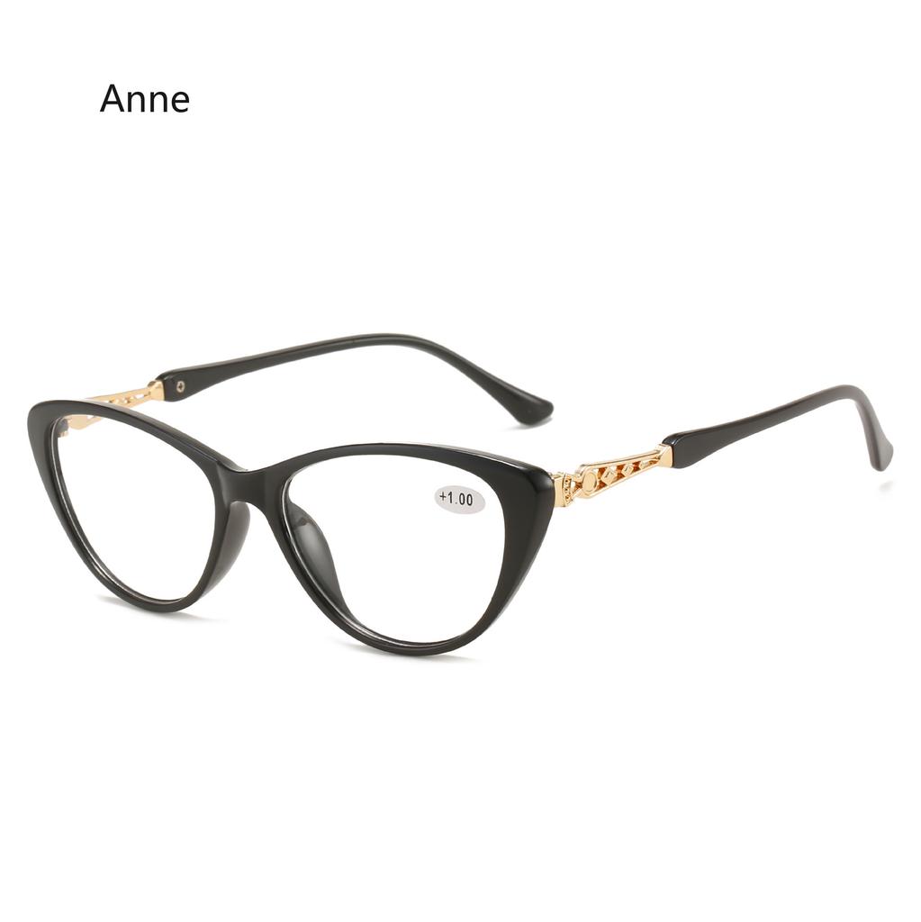 Fashion Finished Reading Glasses Women Square Optical Eyeglasses Anti Blue Light Clear Lens Farsightedness Prescription Eyewear