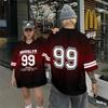 Unisex Casual Loose Fit American High Street Basketball Jersey T-shirt