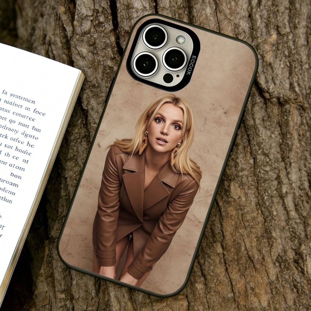 Britney Spears Phone Case For iPhone 17,16,15,14,13,12,11 Plus,Pro Max,XS,Colorful Silver Phone case Funda Cover