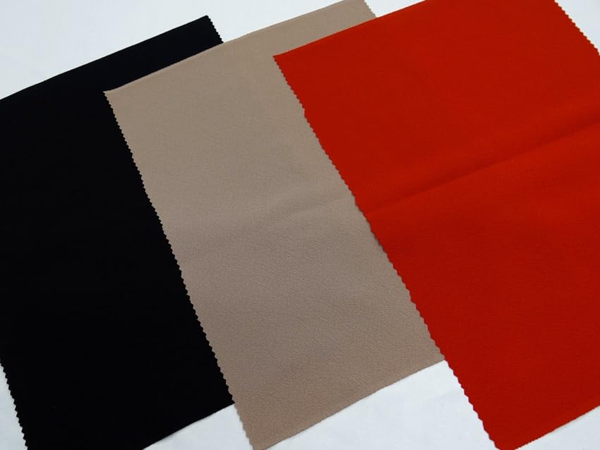 Set of 8 plain Tango Chirimen silk kimono 25cm x perfect for creating hanging scraps, 37cm, dolls.