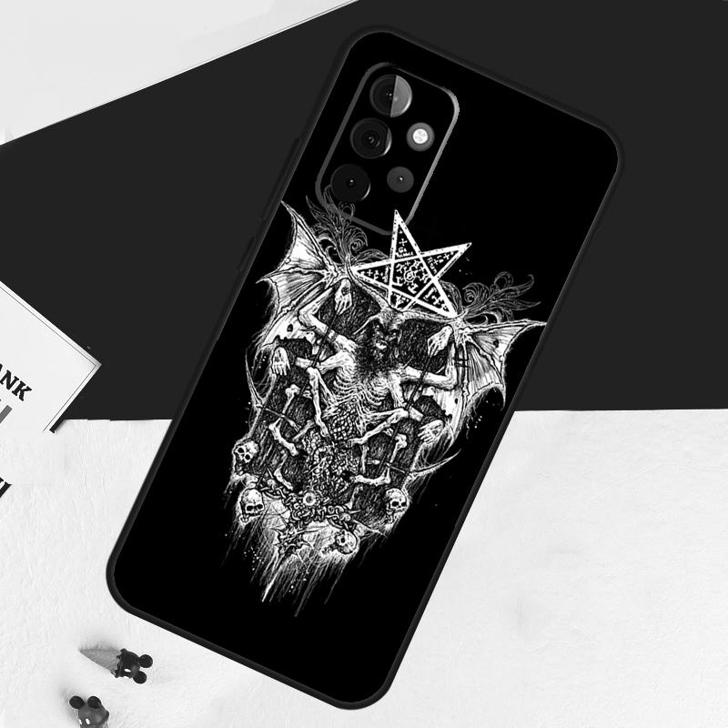 

Goat Head Satan Case For Samsung Galaxy A13 A35 A15 A55 A53 A33 A36 A56 A26 A16 A22 A32 A52 A54 A34 A05 A06 Samsung A06