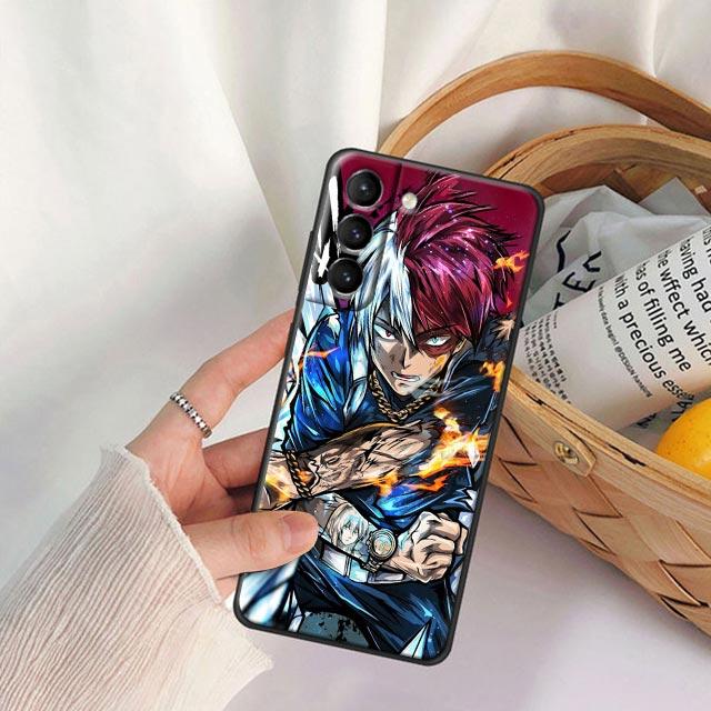 My Hero Academia Midoriya Izuku Anime Phone Case for Samsung Galaxy S22 S21 S20 Fe 5G S7 S8 S9 S10e Plus Ultra Silicone Cover