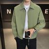 Men's Fashionable Solid Color Lapel Jacket - 2026 Spring New Arrival Trendy Coat
