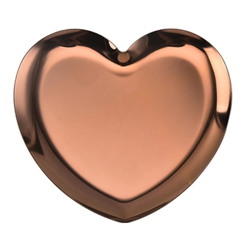 Bandeja de joias em formato de coração, pequenas bugigangas, prato, bandeja para chaves, organizadores de exibição para brincos, anéis, pulseiras, relógios, colares