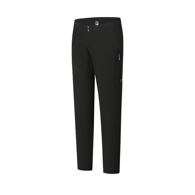 New FILA Knitted Sports Pants Women's Jet Black A11W448801FBK