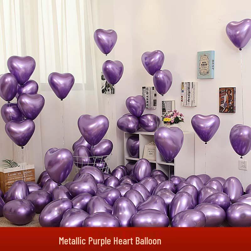 Herzförmige Ballons: Perfekt für Hochzeiten, Valentinstag, Heiratsanträge, Verlobungen und Geburtstagsdekorationen