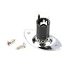 Electric Guitar Pickup Oval 6.35mm Jack Plate Jackplate Oval Output Input Jack Plate Socket With Mounting Screws