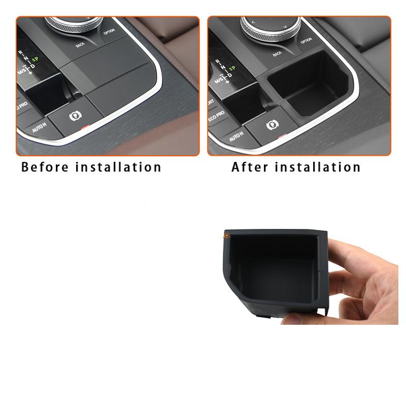 For BMW 2 Series 3 Series  4 Series Central Control Shift Box G Chassis X3 X4 Z4 Modified Storage Box 61319475