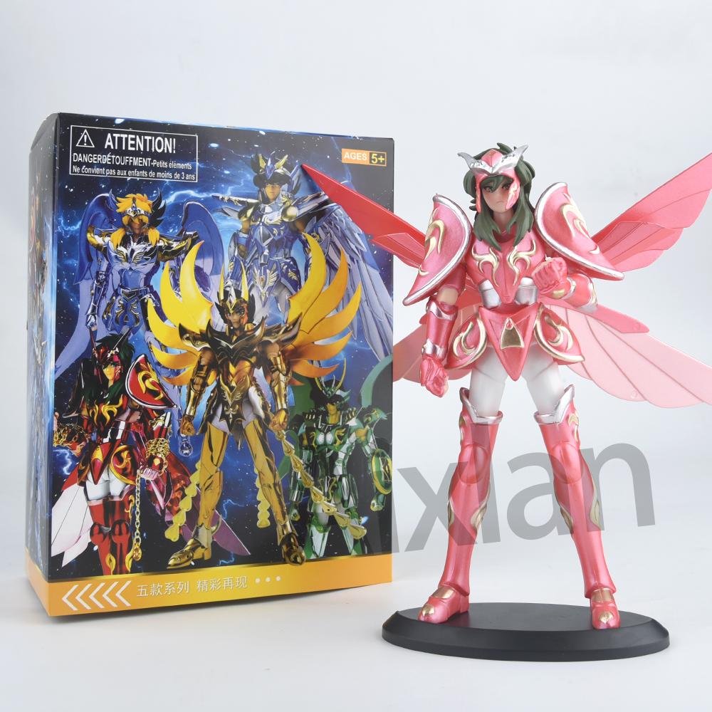 Aixlan 5PCS SET Saint Seiya Figure God Tenma God Hyoga 19CM  Saint PVC Action Figure Amine Toy Birthday Gift Ollectible Figurine