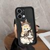 Cute stacked kitten phone case suitable for iPhone 17 16 15 14 13 12 11 Pro/Max/Plus anti drop and shockproof back cover