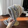 Thickened Warm Ear Protection Wool Hat Women's Winter Sweet and Cute Hairball Knitted Hat Exquisite Fringed Outdoor Travel
