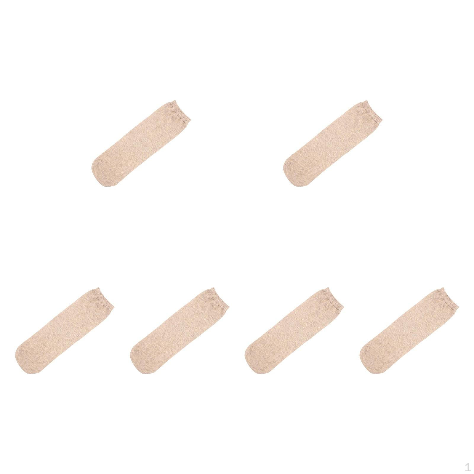 

6 упаковок носков для ампутантов для защиты культи, хлопковый материал, комфорт XS коричневый