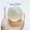 Soft Moldable Squishy White Pearl Squeeze Toy No Rebound Sticky Stress Relief Fidget Toys Creative Simulation Anti-anxiety Toys