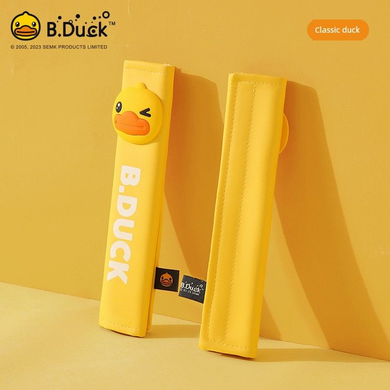 

Little Yellow Duck Car Seatbelt Shoulder Pad, Anti-Neck Strangulation, Anti-Abrasion, Cute Children s Car Seatbelt Protective Cover Decoration Classic Duck [Shoulder Pad]