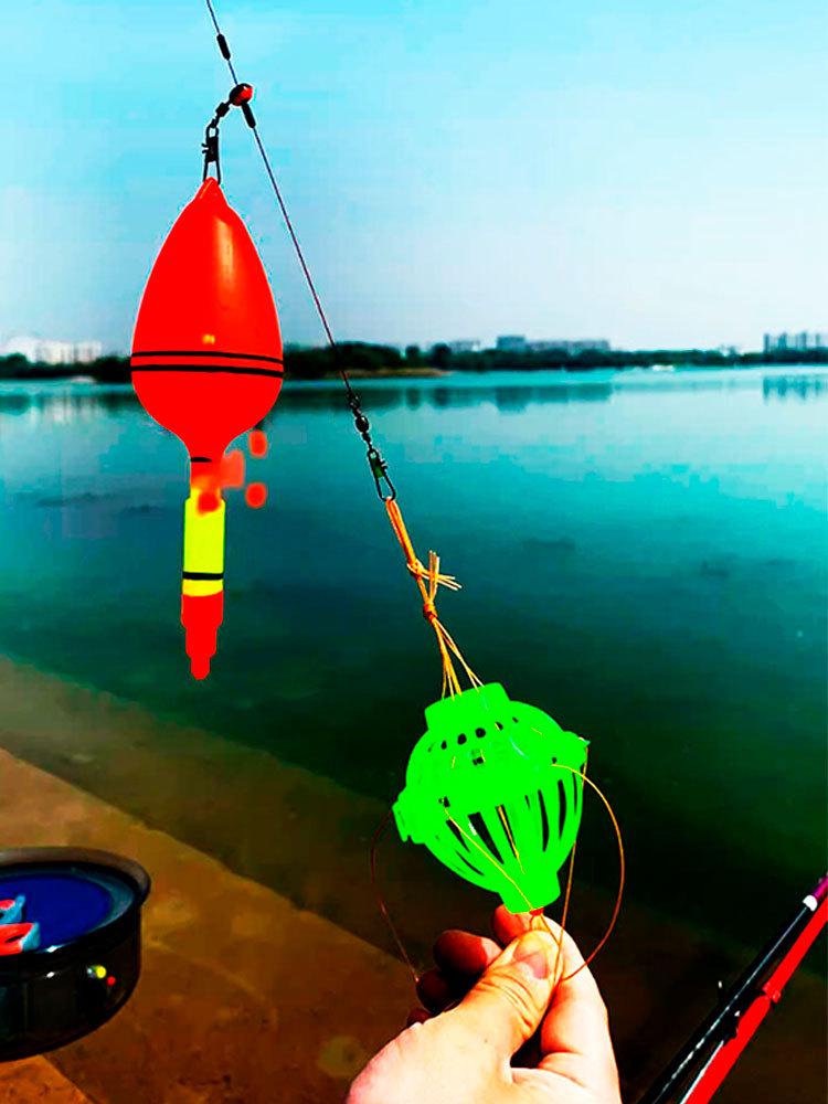 Conector Boabă de Mare în Formă de Opt pentru Pescuit la Stâncă: Ax pivotant și accesoriu plutitor glisant