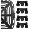 Air Fryer Rubber Bumpers, 4 Packs Replacement Parts for Tant Vortex Gourmia Cosori and Other Air Fryers, Air Fryer Accessories Silicone Protective