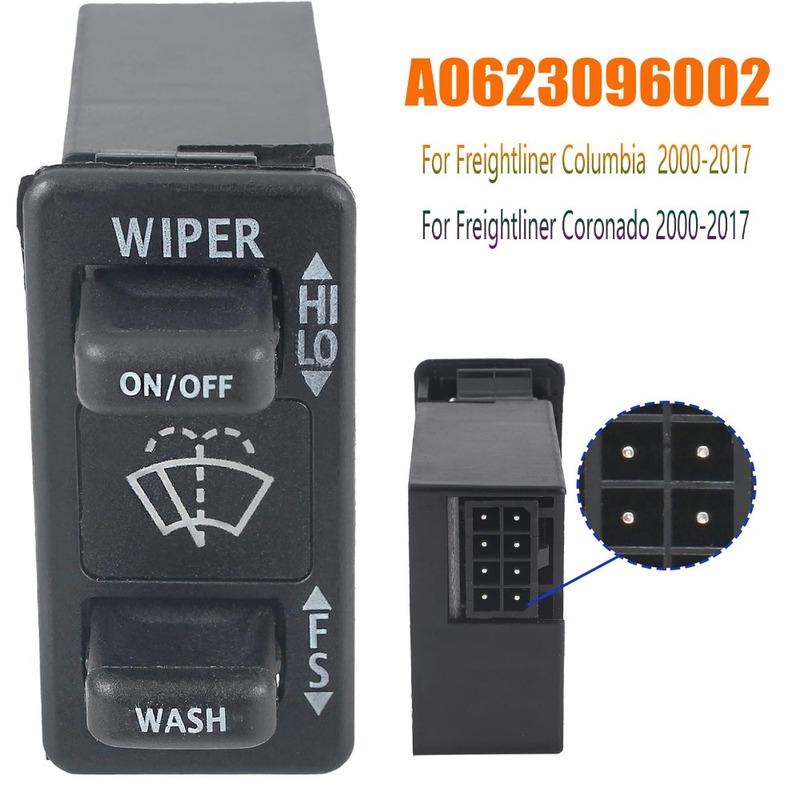 

For Freightliner Coronado Columbia 2000 2001 2002 2003 - 2017 Wiper Control Switch Regulator Button A0623096002 Car Accessories