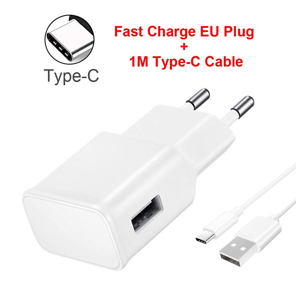For Samsung Adaptive Fast Charger Adapter 15W AFC USB 3.0 Type C Data Cable For Galaxy S8 S9 S10 Note 8 9 10 A30 A50 A70 A90 A80
