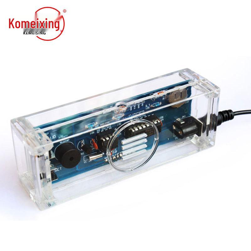 Seven-Color DIY Digital Clock Kit for Electronic Experimentation