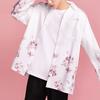Li Ning Sakura Series All Over Print Loose Casual Shirt Unisex Shirts White ASHR090-2