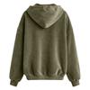 Giacca Maglione Lunga con Cappuccio e Zip da Donna, Casual, per l'Uso Quotidiano
