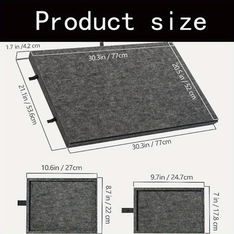 Puzzle Sorting Board Puzzle Table Board with Bracket Cover 6 Drawer Portable Table Puzzle Board
