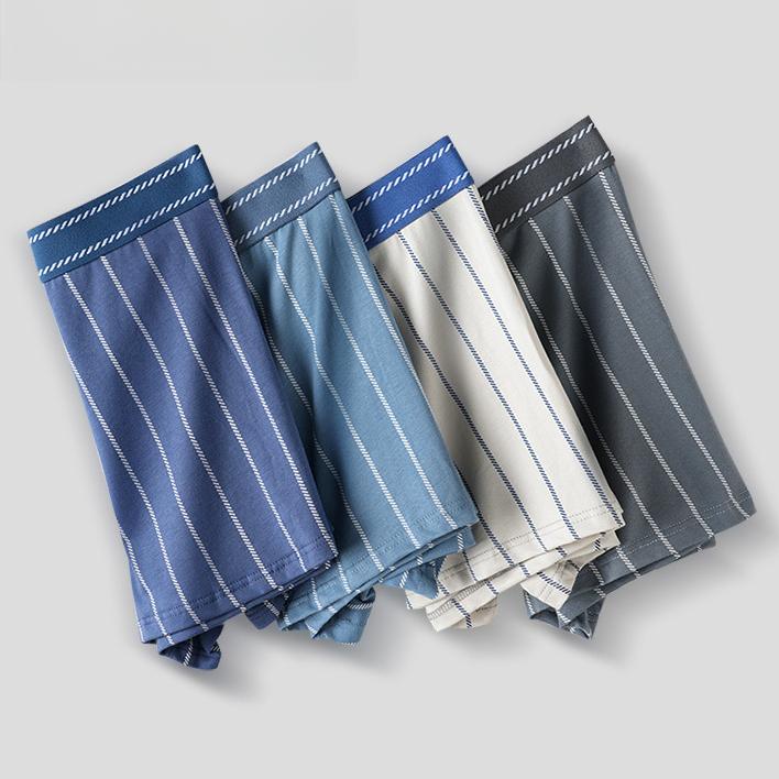 3 Stück Herren Unterwäsche Flache Ecke Hose Übergröße Atmungsaktiv Herren Unterwäsche Boxer Brief