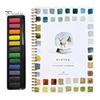 Watercolor Workbook 12 Colors Watercolor Painting Set with Paint Brush Beginner-Friendly Birds Animals Flowers Watercolor Book