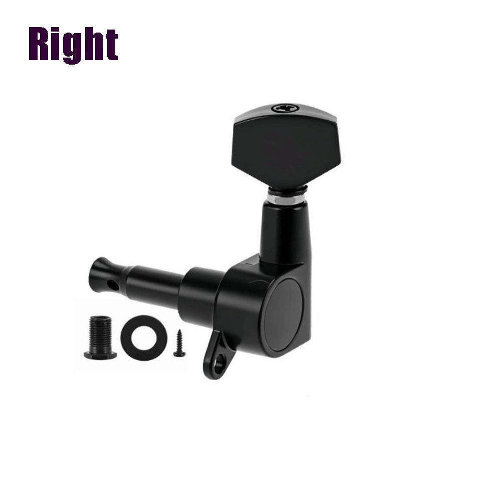

Metal Guitar String Tuning Pegs Totally Closed Machine Head Knob Guitar Tuner 3L3R Configuration String Tuners Electric Guitar