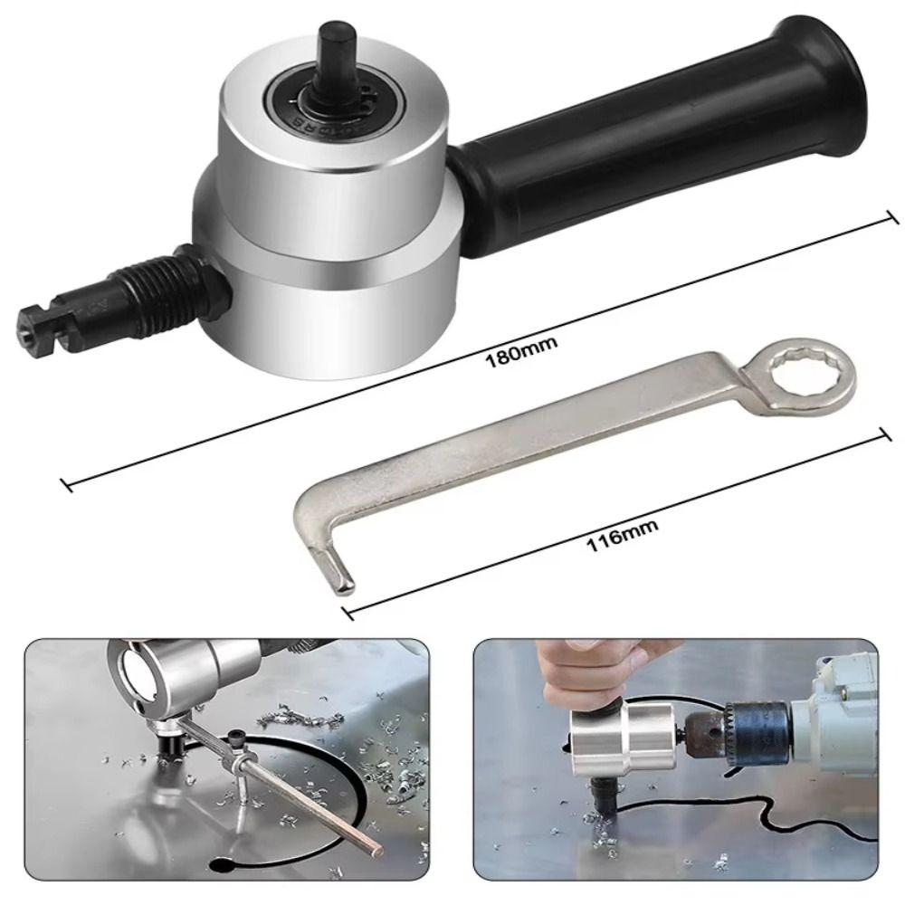 360 Degree Rotary Metal Sheet Cutter Adjustable Electric Drill Attachment  Sheet Metal Cutting