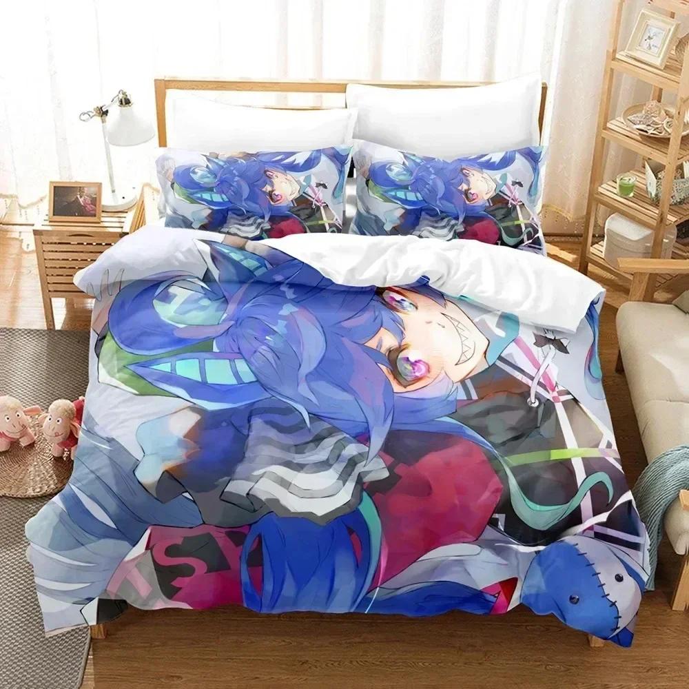3D Print Anime Pretty Derby Bedding Set Boys Girls Twin Queen Size Duvet Cover Pillowcase Bed Kids Adult Home Textile