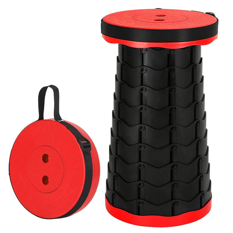 Upgraded Folding Stool Lightweight Yet More Sturdy with Load Capacity 400lbs Space Saving Furniture Stools for Camping Fishing