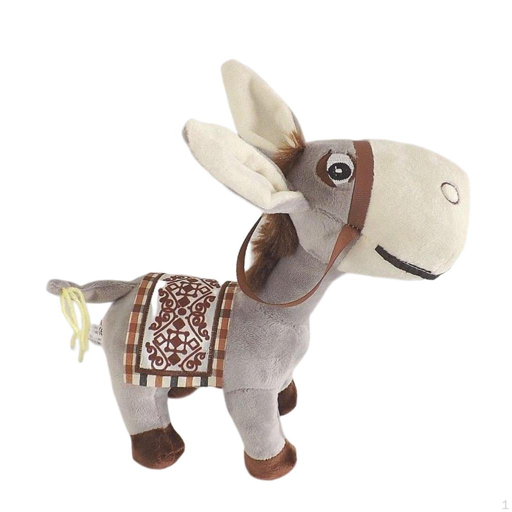 Doll Toy Little Donkey Stuffed Animal for Farmhouse Child