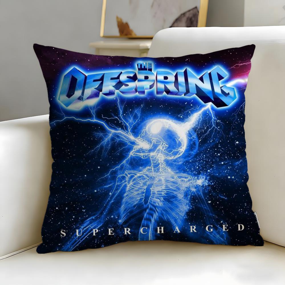 Trendy Tthe Offspringer Cushion Cover Soft  EasyWash Pillow Case  Versatile for Couch Bed Travel and Office