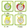 Cross-Border Magnetic Drawing Board Keychain: Fun and Educational Cartoon Animal Toy with Steel Ball Design