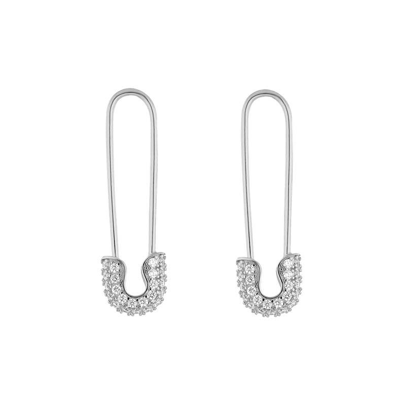 Zirconia Ear Cuff Paperclip Alternative Earring
