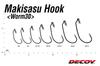 Decoy Worm 30 Makisasu Worm Hooks Size 8 (8946)