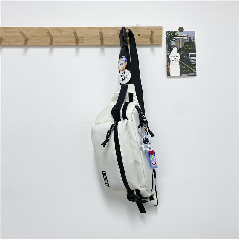 Modna unisexowa torba crossbody na klatkę piersiową i biodrowa do użytku codziennego, sportowego lub studenckiego