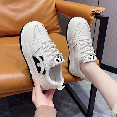 Platform witte schoenen dames zomer hoogteverhogend casual veelzijdig sportschoenen board schoenen dames