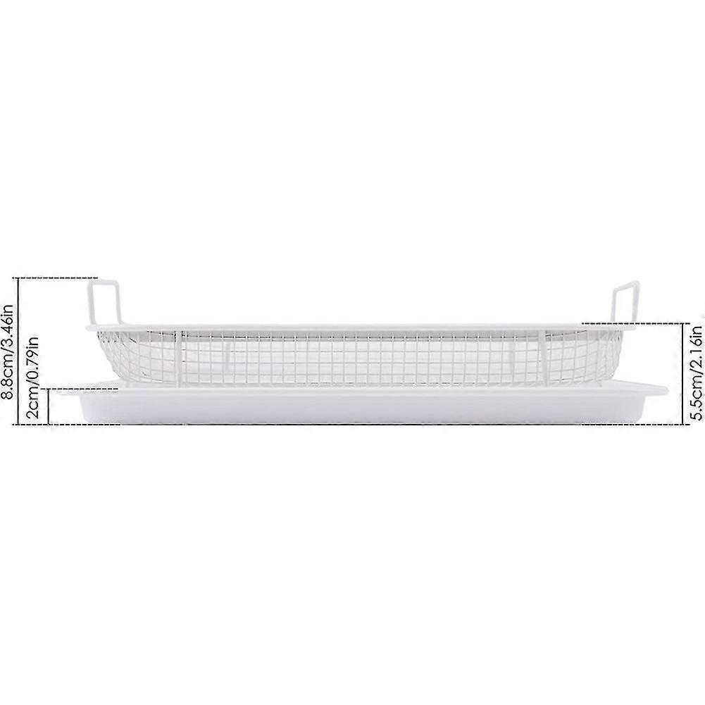 Stainless Steel Fryer Basket For Oven, Crisper Tray And Basket For Oven 13 X 9.6 Inch, For Fries/ba