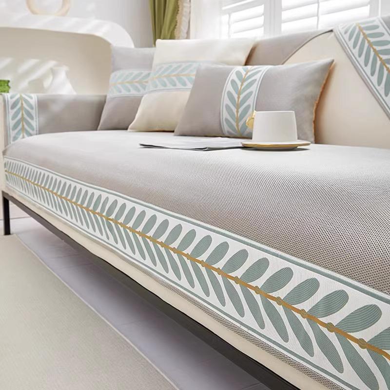 Ice Silk Sofa Cushion Summer Non-Slip Simple Modern Mat Cushion Summer  New All-Inclusive Sofa Cover
